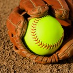 Softball and Mitt 346x238